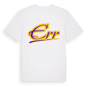 Err baseball t-shirt – ekologisk bomull t-shirt från Pinshirt