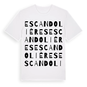 Escandolières ordlek t-shirt – ekologisk bomull t-shirt från Pinshirt