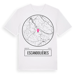Escandolières t-shirt – ekologisk bomull t-shirt från Pinshirt