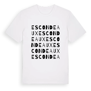 Escondeaux ordlek t-shirt – ekologisk bomull t-shirt från Pinshirt