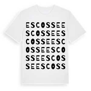 Escosse ordlek t-shirt – ekologisk bomull t-shirt från Pinshirt