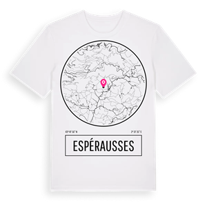 Espérausses t-shirt – ekologisk bomull t-shirt från Pinshirt