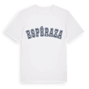 Espéraza college t-shirt – ekologisk bomull t-shirt från Pinshirt