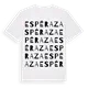 Espéraza ordlek t-shirt