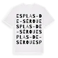 Esplas-de-Sérou ordlek t-shirt