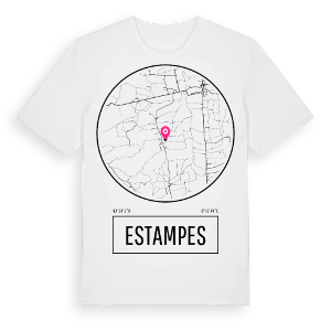 Estampes t-shirt – ekologisk bomull t-shirt från Pinshirt
