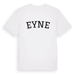 Eyne böjd t-shirt – ekologisk bomull t-shirt från Pinshirt