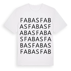 Fabas ordlek t-shirt – ekologisk bomull t-shirt från Pinshirt