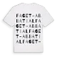 Faget-Abbatial ordlek t-shirt