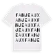 Fanjeaux ordlek t-shirt