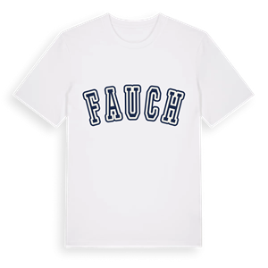 Fauch college t-shirt – ekologisk bomull t-shirt från Pinshirt