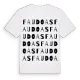 Faudoas ordlek t-shirt