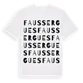 Faussergues ordlek t-shirt