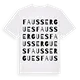 Faussergues ordlek t-shirt
