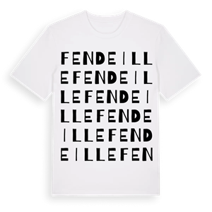 Fendeille ordlek t-shirt – ekologisk bomull t-shirt från Pinshirt