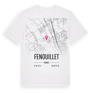 Fenouillet karta t-shirt – ekologisk bomull t-shirt från Pinshirt