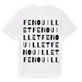 Fenouillet ordlek t-shirt