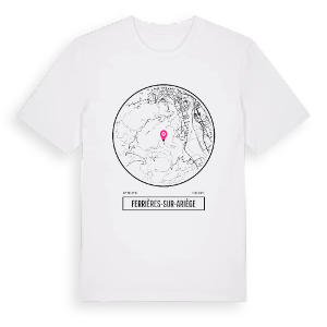 Ferrières-sur-Ariège t-shirt – ekologisk bomull t-shirt från Pinshirt