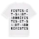 Festes-et-Saint-André ordlek t-shirt