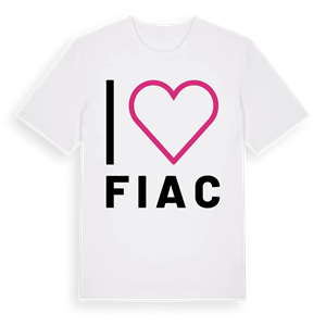 Jag älskar Fiac t-shirt stort tryck – ekologisk bomull t-shirt från Pinshirt