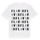 Flavin ordlek t-shirt