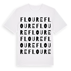 Floure ordlek t-shirt – ekologisk bomull t-shirt från Pinshirt