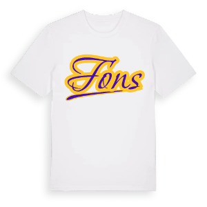 Fons baseball t-shirt – ekologisk bomull t-shirt från Pinshirt