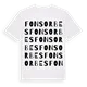 Fonsorbes ordlek t-shirt