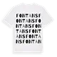Fontans ordlek t-shirt