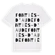 Fontiès-d'Aude ordlek t-shirt