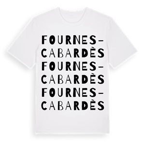 Fournes-Cabardès ordlek t-shirt – ekologisk bomull t-shirt från Pinshirt