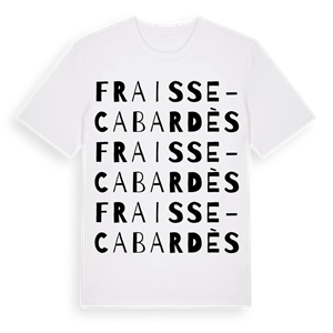 Fraisse-Cabardès ordlek t-shirt – ekologisk bomull t-shirt från Pinshirt