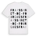 Fraissinet-de-Fourques ordlek t-shirt