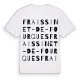 Fraissinet-de-Fourques ordlek t-shirt