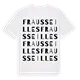 Frausseilles ordlek t-shirt