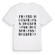Frayssinhes ordlek t-shirt