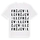Fréjeville ordlek t-shirt