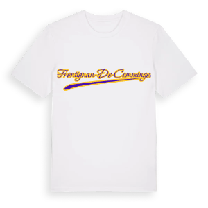 Frontignan-de-Comminges baseball t-shirt – ekologisk bomull t-shirt från Pinshirt