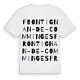 Frontignan-de-Comminges ordlek t-shirt