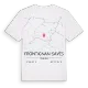 Frontignan-Savès karta t-shirt