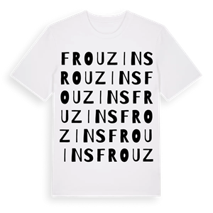 Frouzins ordlek t-shirt – ekologisk bomull t-shirt från Pinshirt
