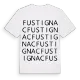 Fustignac ordlek t-shirt