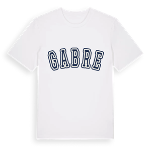 Gabre college t-shirt – ekologisk bomull t-shirt från Pinshirt