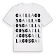 Gaillagos ordlek t-shirt