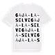 Gaja-la-Selve ordlek t-shirt