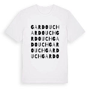 Gardouch ordlek t-shirt – ekologisk bomull t-shirt från Pinshirt