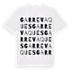 Garrevaques ordlek t-shirt