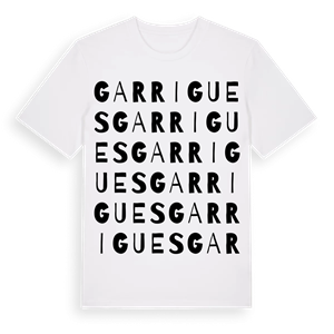 Garrigues ordlek t-shirt – ekologisk bomull t-shirt från Pinshirt