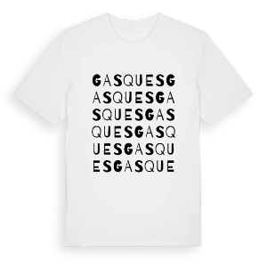 Gasques ordlek t-shirt – ekologisk bomull t-shirt från Pinshirt
