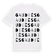 Gaudiès ordlek t-shirt